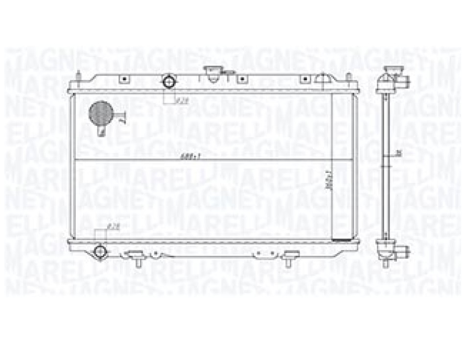 RADIATORE NISSAN PRIMERA-A