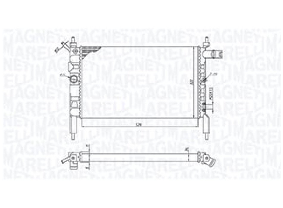 RADIATORE OPEL ASTRA F (T92)