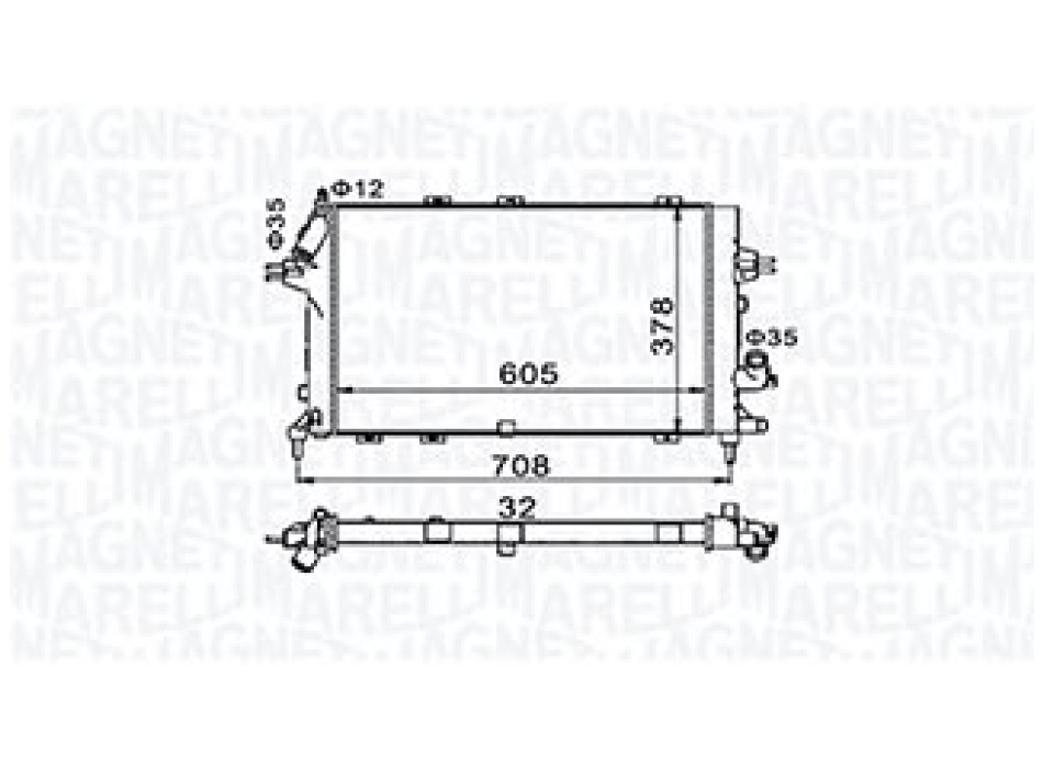 RADIATORE OPEL ZAFIRA / ZAFIRA FAMILY B (A05)