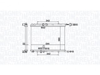 RADIATORE PEUGEOT 207-306-