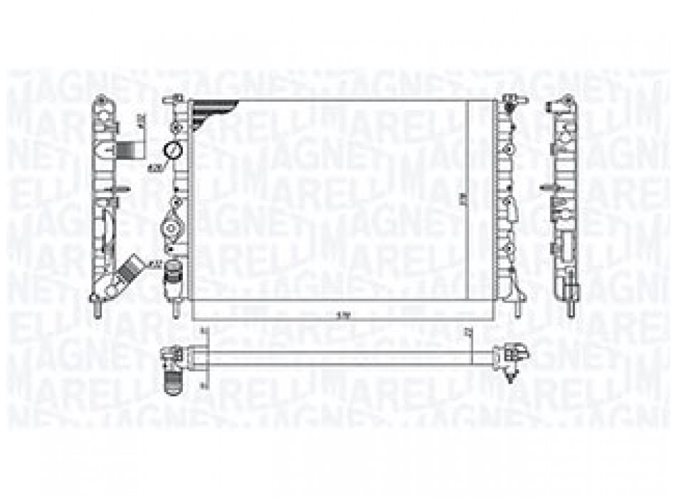RADIATORE RENAULT SC