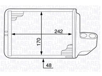 RADIATORE RISCALDAMENTO BMW 3 (E36)