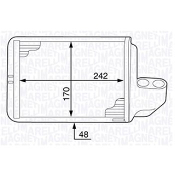 RADIATORE RISCALDAMENTO BMW 3 (E36)