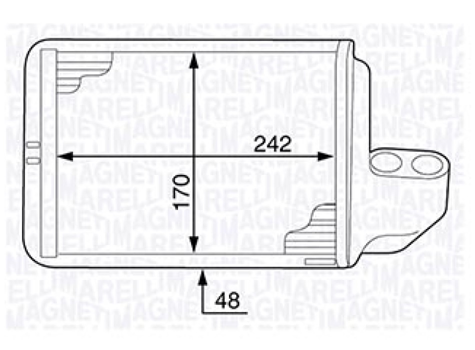 RADIATORE RISCALDAMENTO BMW 3 (E36)