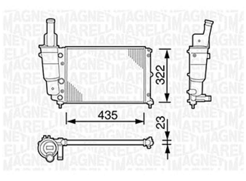 Radiatoree Motore Eq Fiat