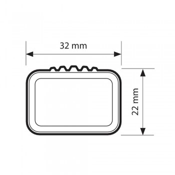 Rail-Top, coppia barre portatutto in acciaio - M - 120 cm