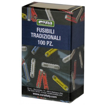 SCATOLA 100 PZ. FUSIBILI TRADIZIONALI 16A