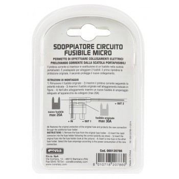 SDOPPIATORE CIRCUITO FUSIBILE MICRO