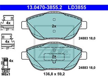 SERIE PASTIGLIE CERAMIC ANTERIORI