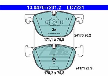 SERIE PASTIGLIE CERAMIC ANTERIORI