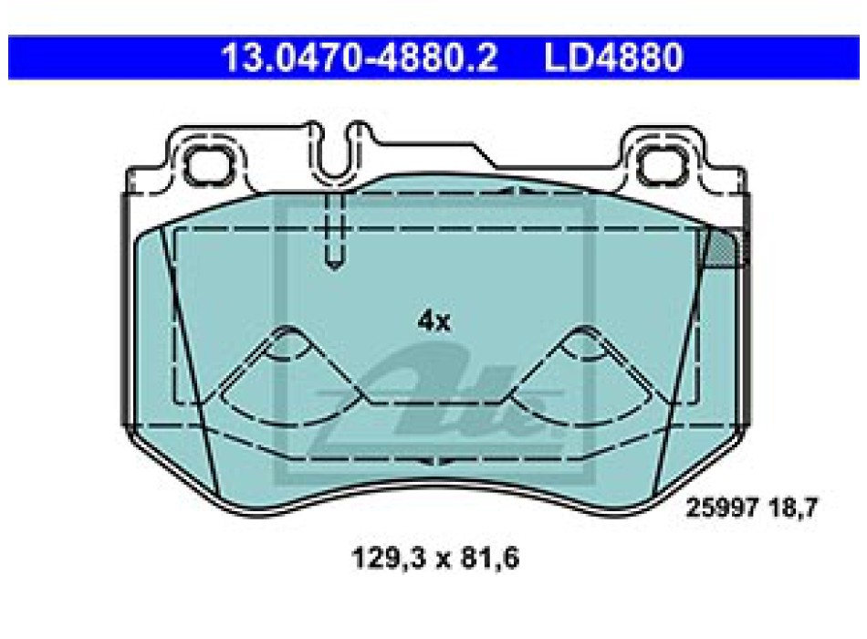 SERIE PASTIGLIE CERAMIC ANTERIORI