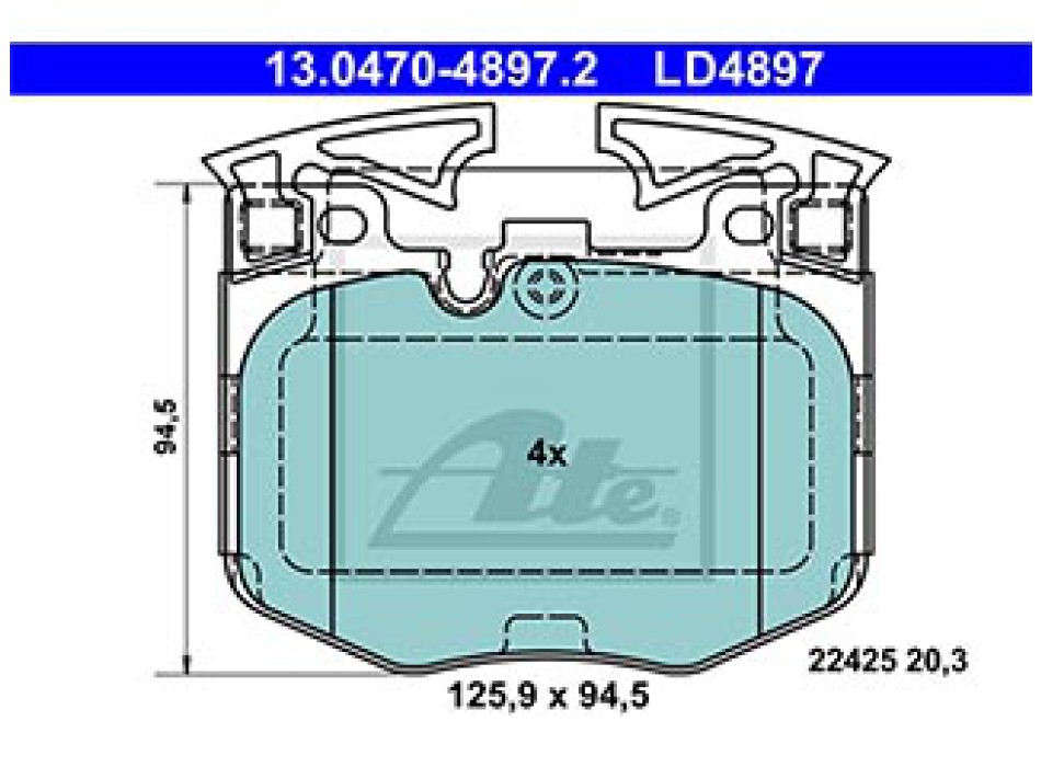 SERIE PASTIGLIE CERAMIC ANTERIORI