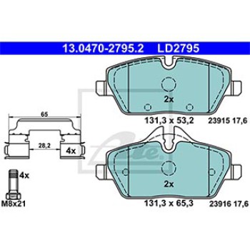 SERIE PASTIGLIE CERAMIC ANTERIORI