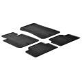 Set tappeti su misura in gomma - compatibile per  Bmw Serie 1 (E81) (03/07>06/12) -  Bmw Serie 1 (E87) (09/04>08/11) -  Bmw Serie 1 Cabrio (E88) (03/08>09/11) -  Bmw Serie 1 Coupè (E82) (09/07>12/13)