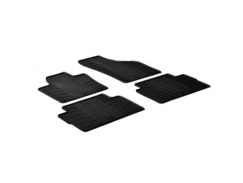 Set tappeti su misura in gomma - compatibile per  Seat Alhambra (10/10>03/21) -  Volkswagen Sharan (10/10>07/20)