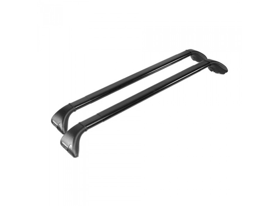 Snap Steel, coppia barre portatutto telescopiche in acciaio - S - 80÷111 cm