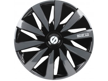 SPARCO BOX 4 COPRICERCHI LAZIO 14ʺ NERO/GRIGIO