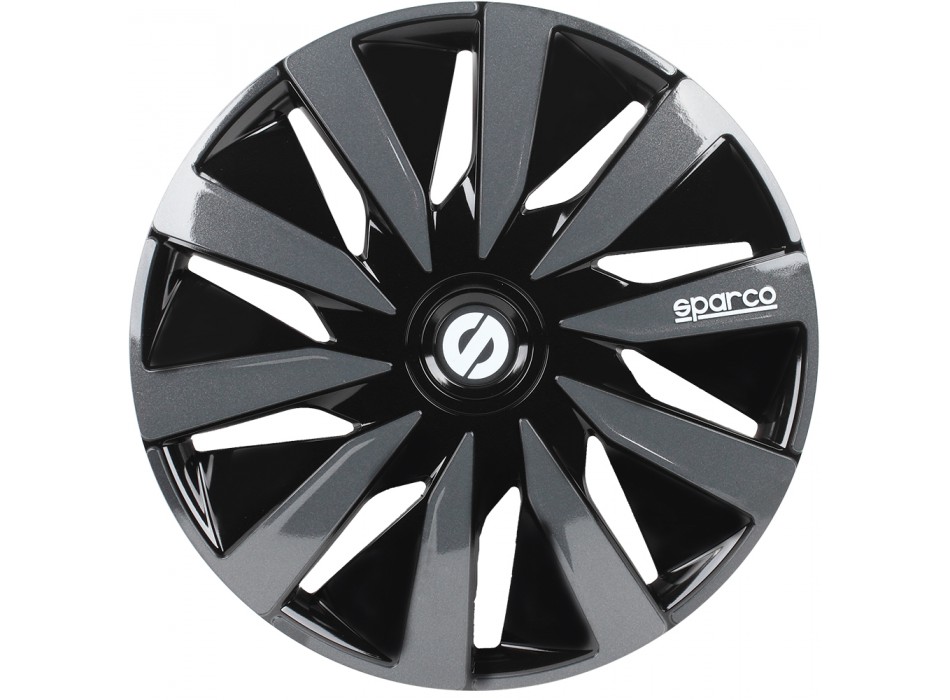 SPARCO BOX 4 COPRICERCHI LAZIO 15ʺ NERO/GRIGIO