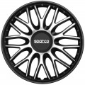 SPARCO BOX 4 COPRICERCHI ROMA SILVER/NERO 14ʺ