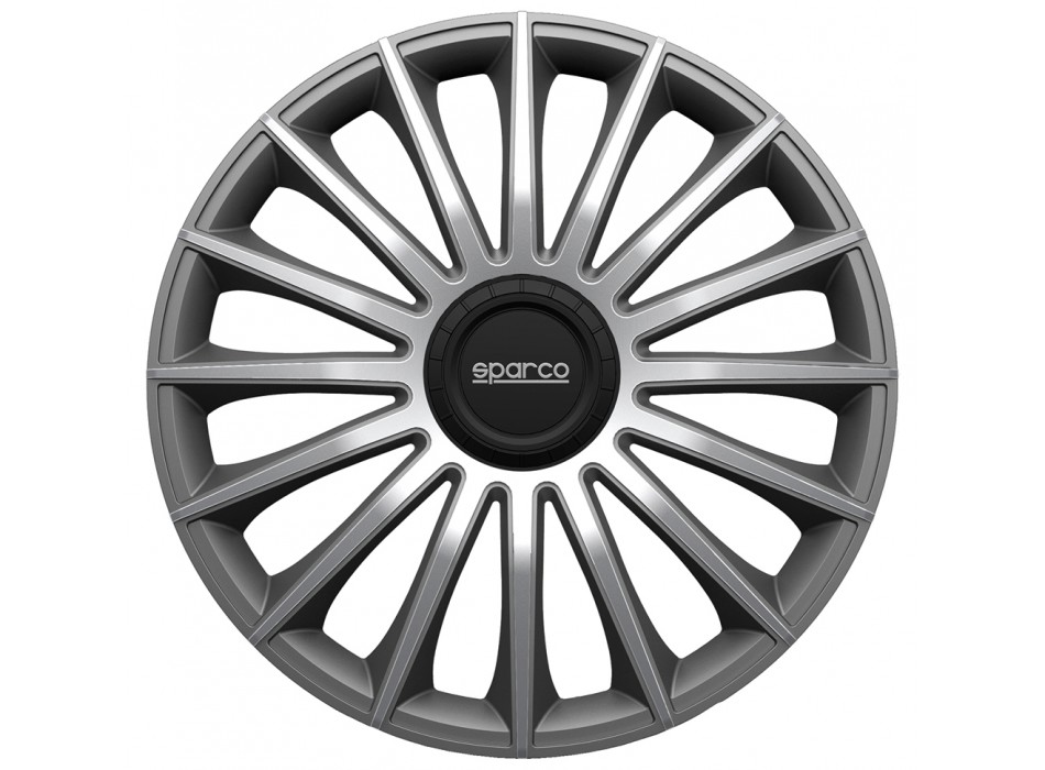 SPARCO BOX 4 COPRICERCHI TREVISO 13" GRIGIO/SILVER 