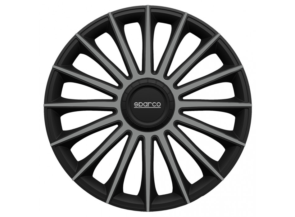 SPARCO BOX 4 COPRICERCHI TREVISO 15" NERO/GRIGIO 