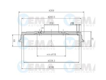 TAMBURO FRENO FIAT GROUP