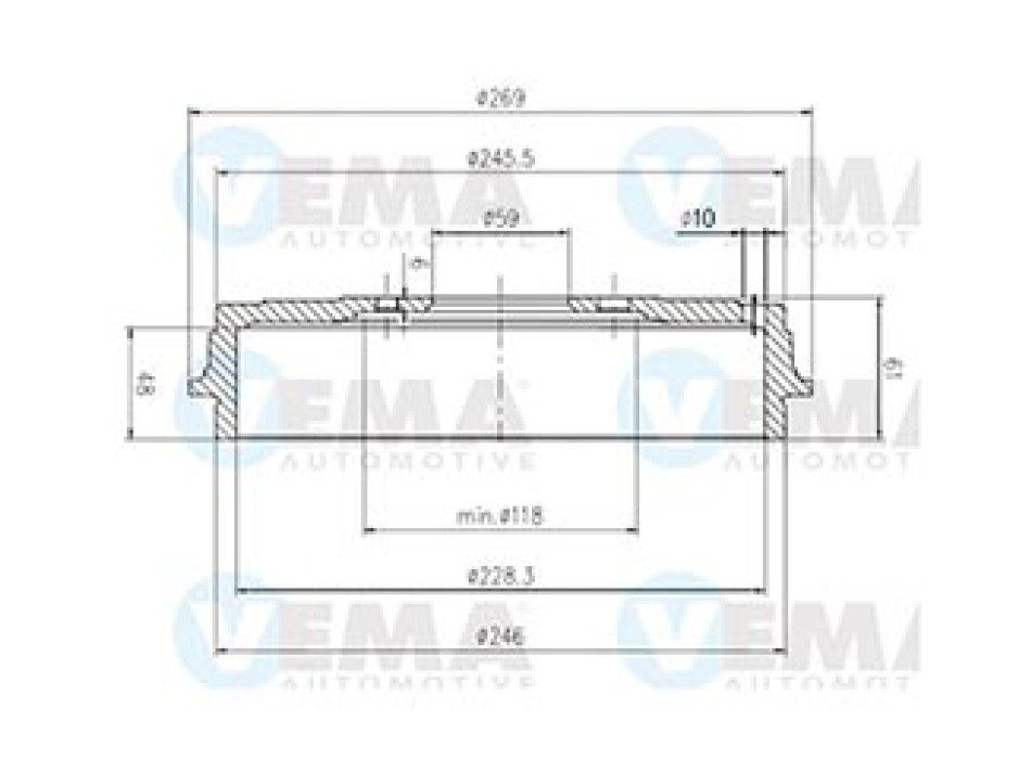 TAMBURO FRENO FIAT GROUP