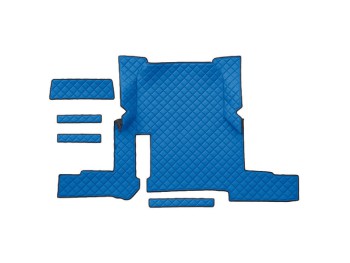 Tappeto centrale in Skeentex - Blu - compatibile per Man TGX (01/17>06/20) automatico, 2 cassetti