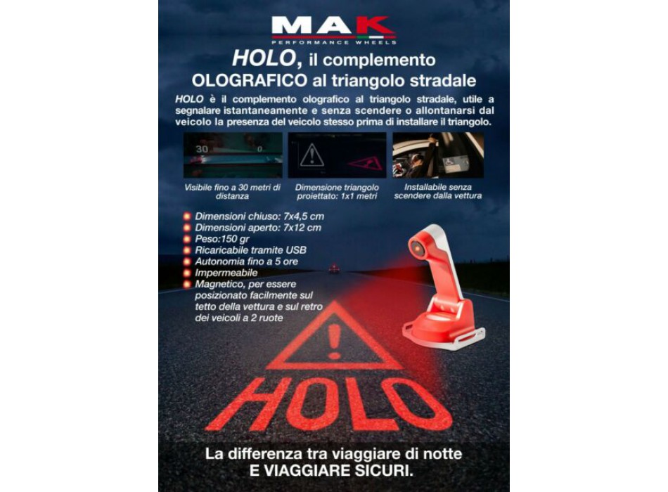 TRIANGOLO OLOGRAFICO "HOLO"