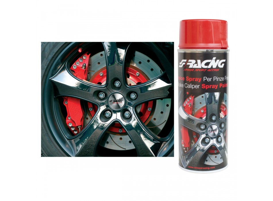 Vernice spray rossa pinze freni e motore