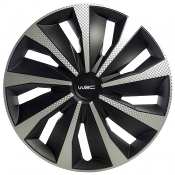 WRC  4 COPRICERCHI 14" CARBON STYLE   